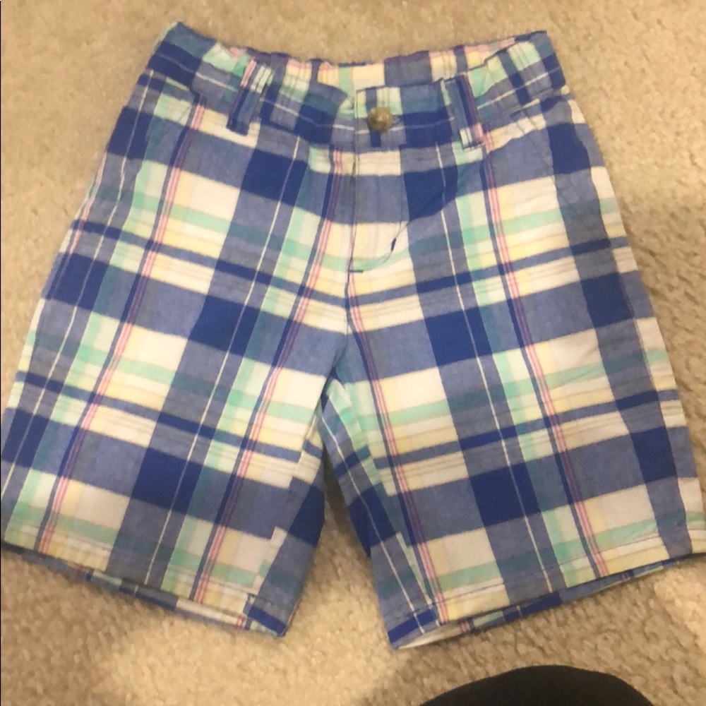 Authentic Janie and Jack Boys plaid shorts- Size 4